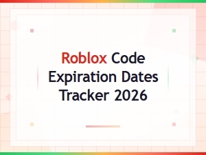 Roblox Expired Codes Archive 2026 - Code Expiration Dates Tracker
