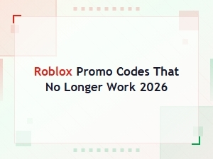 Expired Roblox Promo Codes 2026 – Codes That No Longer Work