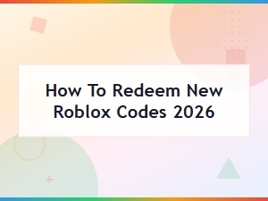 How to Redeem New Roblox Codes 2026 – Updated This Week