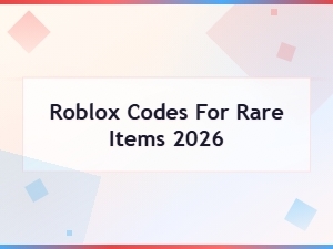 New Roblox Codes for Rare Items This Week 2026 - Latest Free Rewards