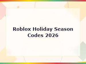 Roblox Holiday Season Codes 2026