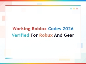 Working Roblox Codes 2026 – Verified Free Robux & Gear Rewards